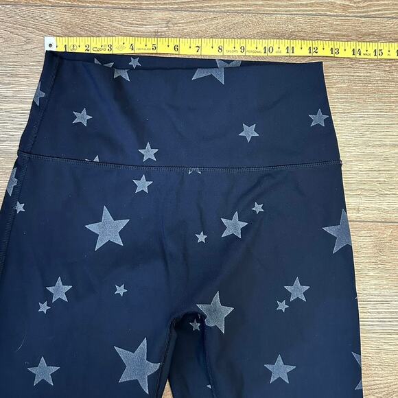 Aerie Black with Grey Stars Leggings Women's Size‎ Large - Picture 3 of 8